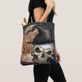 Witchy Skull Pet Canvas tas (Dichtbij)