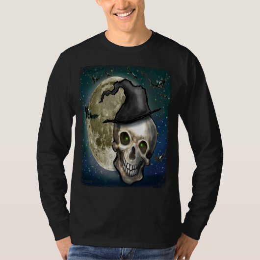 Witchy Skull T-Shirt (Voorkant)