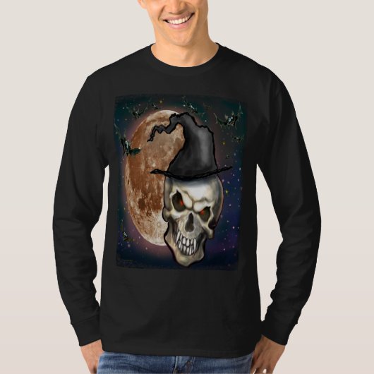 Witchy Skull T-Shirt (Voorkant)
