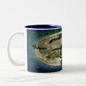 Witchy Skull Two-Tone Coffee Mok (Links)