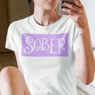 Witchy Sobriety Grote Maat T-shirt