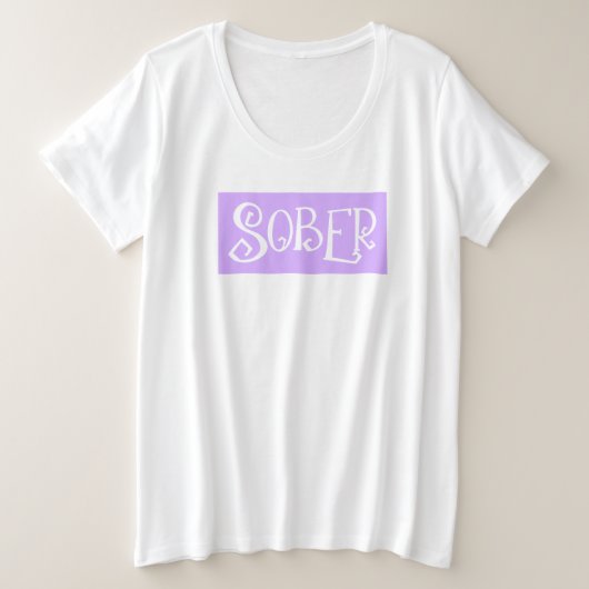 Witchy Sobriety Grote Maat T-shirt (Design voorkant)