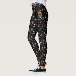 🕷️ Witchy Spooky Halloween- ZWART- Leggings 🎃👻