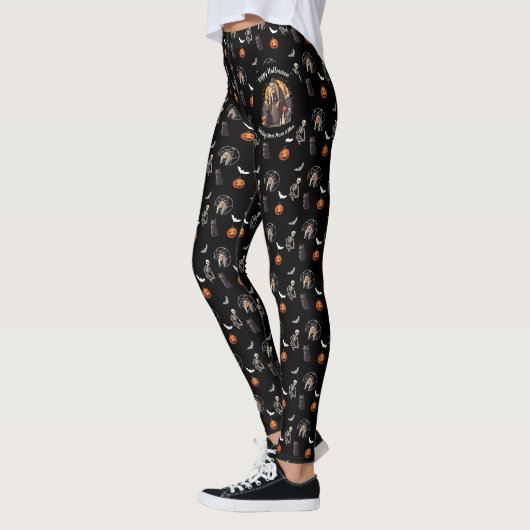 🕷️ Witchy Spooky Halloween- ZWART- Leggings 🎃👻 (Links)