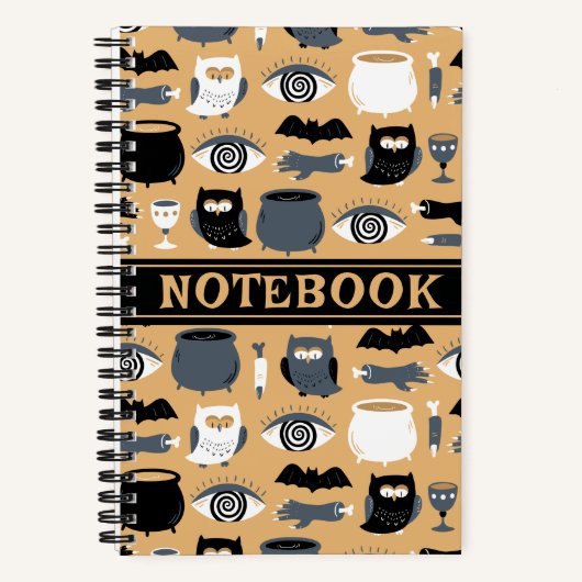 Witchy Spooky Horror Halloween Notitieboek (Voorkant)
