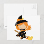 Witchy Star Briefkaart (Voorkant / Achterkant)
