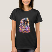 Witchy Tales Afro-Amerikaanse Lady Book Lover T-shirt (Voorkant)