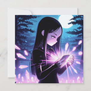 Witchy Theme Verjaardagsfeestje Uitnodigen Kaart