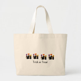 Witchy Trick or treat Bag Grote Tote Bag