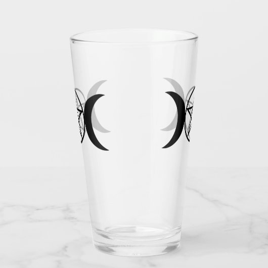 Witchy Triple Goddess Drink Glass Gothic Witch Glas (Rechts)