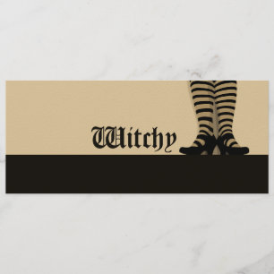 Witchy-uitnodigingen Kaart