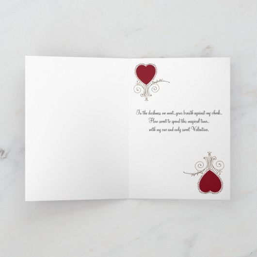 Witchy Valentijn Feestdagen Kaart (Binnen)