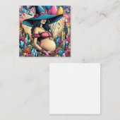 Witchy-vibes | Baby | Zwangerschap | mam Notitiekaartje (Voorkant / Achterkant)