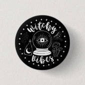 Witchy Vibes Button (Voorkant)