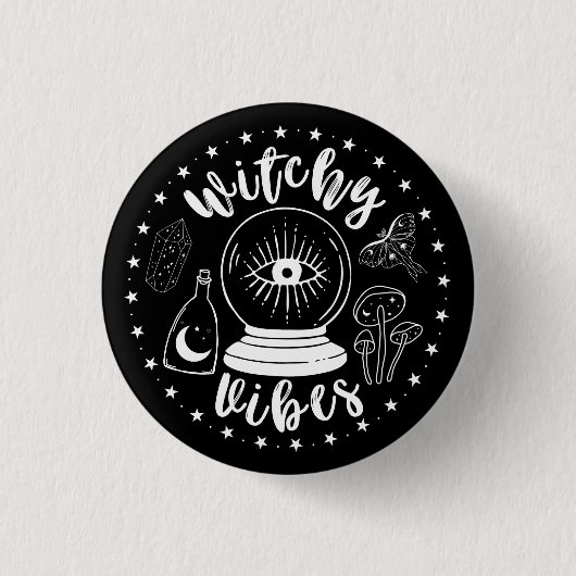 Witchy Vibes Button (Voorkant)