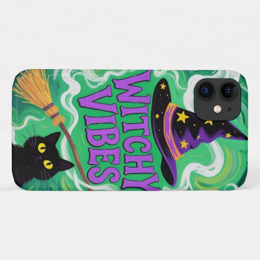 Witchy Vibes Halloween iPhone 11 Pro Hoesje (Achterkant (horizontaal))