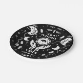 Witchy Vibes Halloween Papier Borden Papieren Bordje (Gekanteld)
