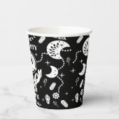 Witchy Vibes Halloween papieren bekers (Links)