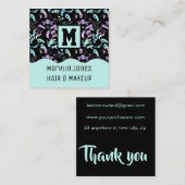 WITCHY VIBES HALLOWEEN VIERKANTE VISITEKAARTJE (Voorkant / Achterkant)