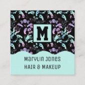 WITCHY VIBES HALLOWEEN VIERKANTE VISITEKAARTJE (Voorkant)