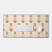 Witchy Vibes - Halloween Witch Ghost Sinaasappel Bureaumat (Keyboard & Muis)