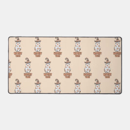 Witchy Vibes - Halloween Witch Ghost Sinaasappel Bureaumat