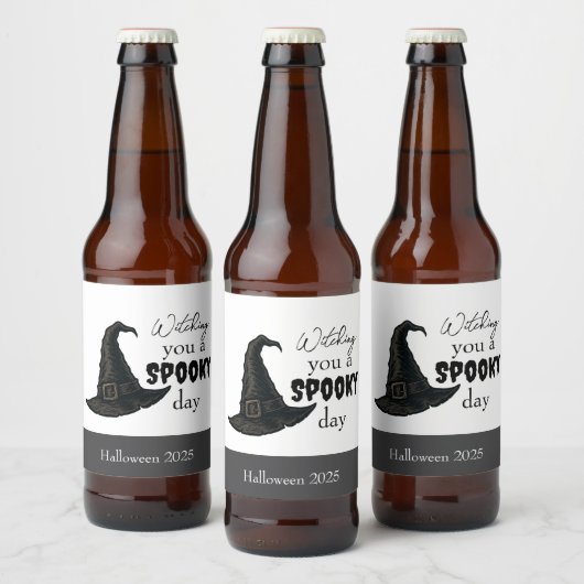Witchy Vibes - Spooky & Stijlvol | Bier Etiket (Flessen)