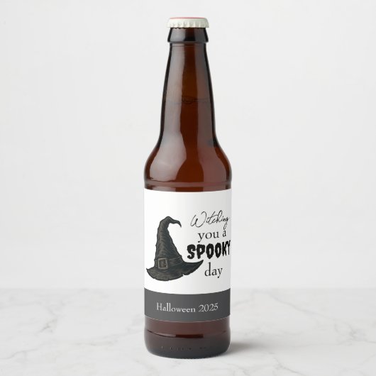 Witchy Vibes - Spooky & Stijlvol | Bier Etiket (Voorkant)