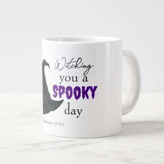 Witchy Vibes - Spooky & Stijlvol | Grote Koffiekop (Voorkant rechts)