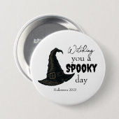 Witchy Vibes - Spooky & Stijlvol | Ronde Button 7,6 Cm (Voorkant /achterkant)