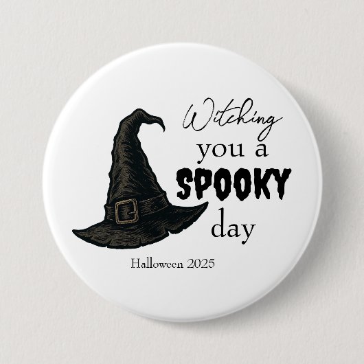 Witchy Vibes - Spooky & Stijlvol | Ronde Button 7,6 Cm (Voorkant)