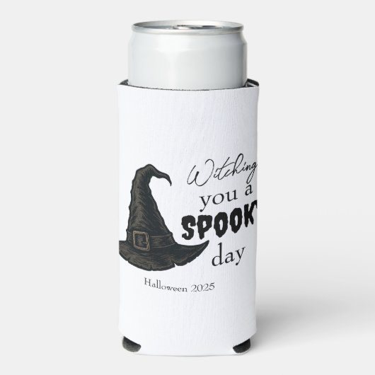 Witchy Vibes - Spooky & Stijlvol | Seltzer Blikjeskoeler (Seltzer Voorkant)