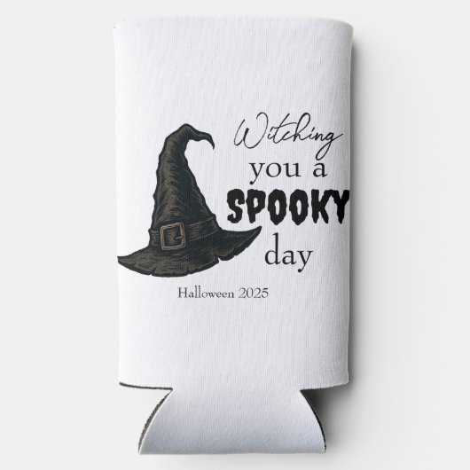 Witchy Vibes - Spooky & Stijlvol | Seltzer Blikjeskoeler (Achterkant)