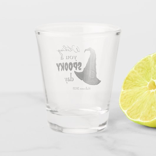 Witchy Vibes - Spooky & Stijlvol | Shot Glas (Achterkant)
