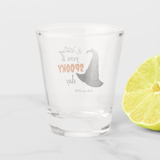 Witchy Vibes - Spooky & Stijlvol | Shot Glas (Achterkant)