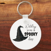 Witchy Vibes - Spooky & Stijlvol | Sleutelhanger (Achterkant)