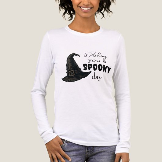 Witchy Vibes - Spooky & Stijlvol | Tri-Blend Shirt (Voorkant volledig)
