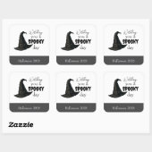 Witchy Vibes - Spooky & Stijlvol | Vierkante Sticker (Vel)