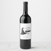 Witchy Vibes - Spooky & Stijlvol | Wijn Etiket (Voorkant)