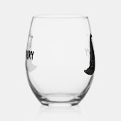 Witchy Vibes - Spooky & Stijlvol | Wijnglas Zonder Voet (Rechts)