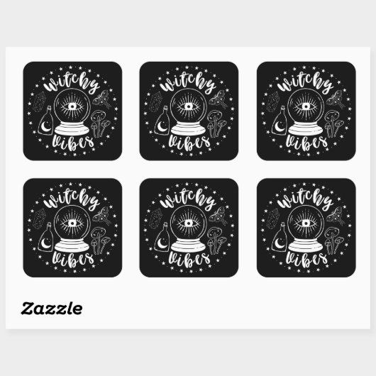 Witchy Vibes Sticker (Vel)