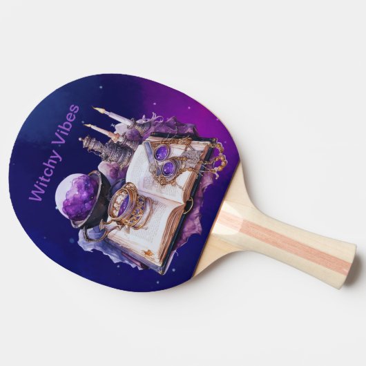 Witchy Vibes Tafeltennisbatje (Zijkant)