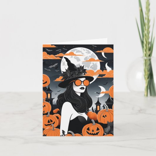 Witchy Vibes Vouwende Kaart (Voorkant)