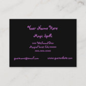 Witchy Visitekaartje (Achterkant)