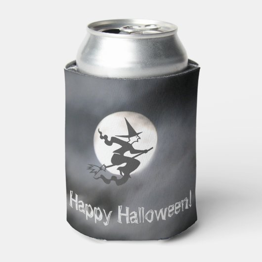 Witchy Volle Maan Nacht Blikjeskoeler (Blikje Voorkant)