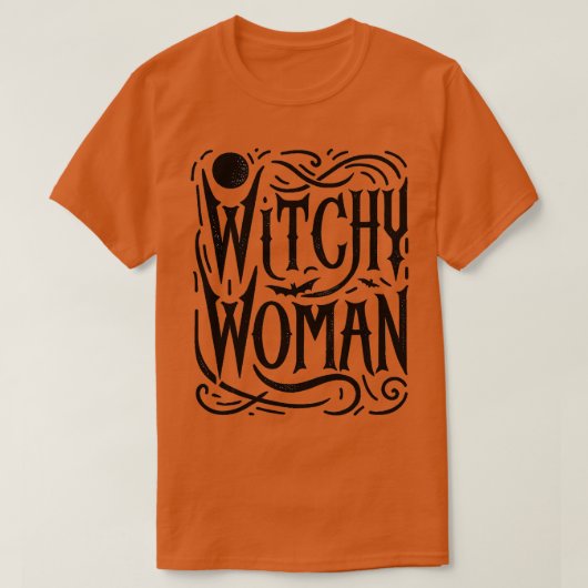 Witchy Vrouw 1 T-shirt (Design voorkant)