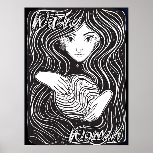 Witchy Vrouw Artistiek Poster (Voorkant)