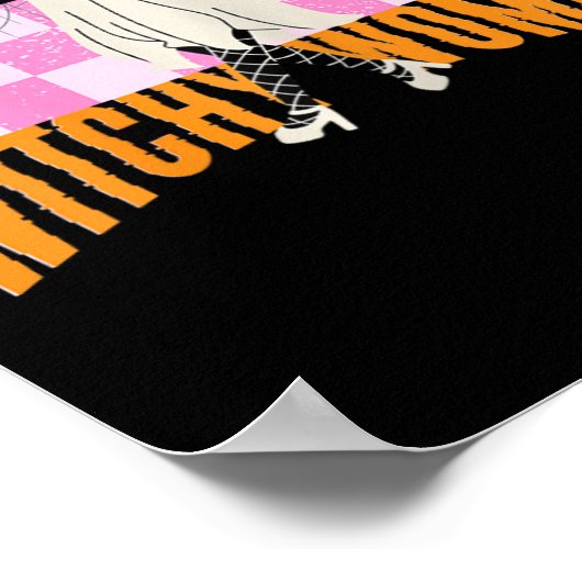 Witchy Vrouw Grappig Halloween kostuum Spooky Femi Poster (Hoek)