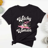 Witchy Vrouw Grappig Roze Heks Halloween T-shirt