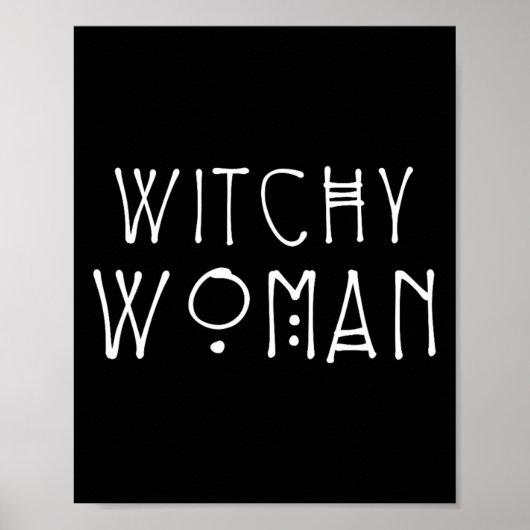 Witchy Vrouw Halloween Kostuum Poster (Voorkant)